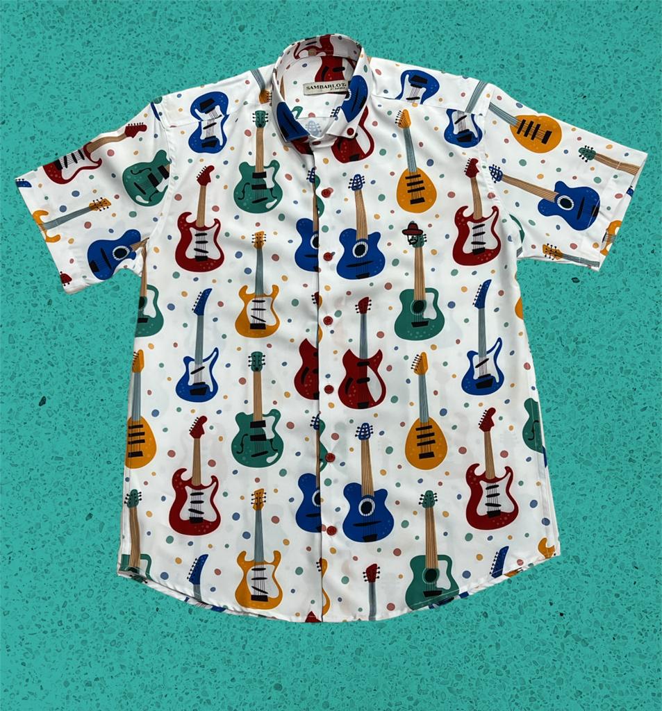 Sambarlot Colorful Guitar Shirt