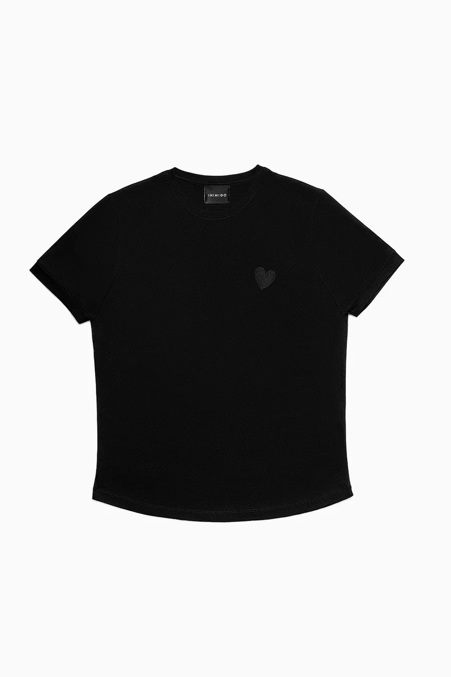 Inimigo Camisata con Bordado Clasico de Corazon Blanco