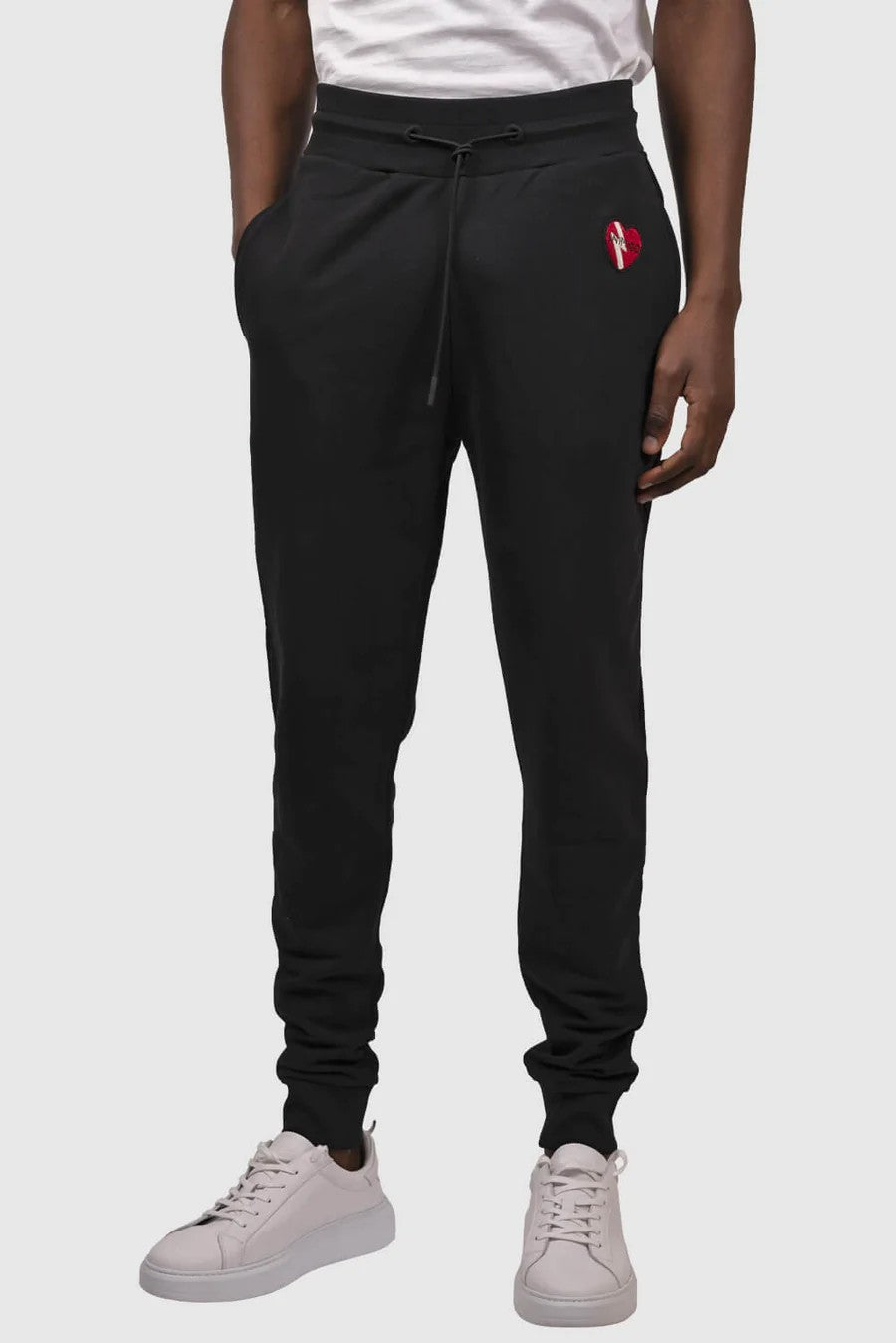 Inimigo Pantalones de Chandal Bordados de Inimigo Gris Melange