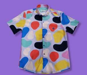 Sambarlot Colorful Marchas Shirt wITH Lilac Background