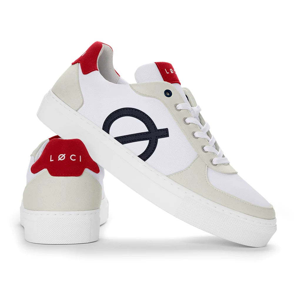 Loci Seven White\Red \Navy