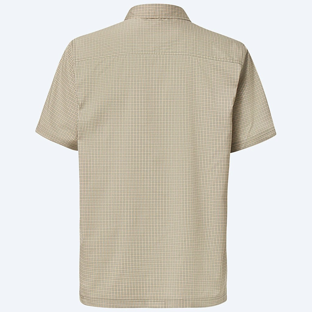 Costa Shirts Hybrid Tech Button Down Plaid Moss