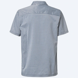 Costa Shirt Hybrid Tech Button Down Plaid Navy