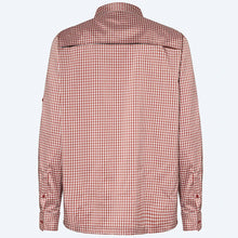 Load image into Gallery viewer, Costa Angler Tech Button Down Plaid Lava Red
