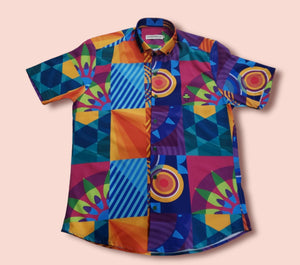 Sambarlot Colorful Collage Shirt